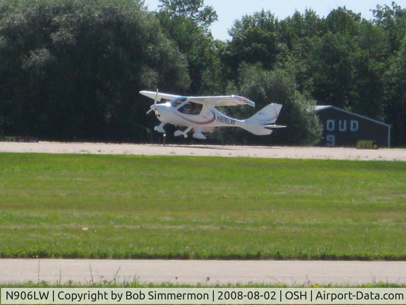N906LW, 2006 Flight Design CTSW C/N 06-07-09, Now that's a full stall landing.  Airventure 2008 - Oshkosh, WI