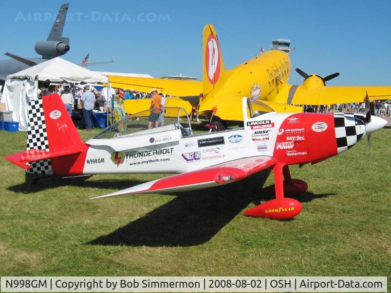 N998GM, Vans RV-8 C/N 82254, On display at Airventure 2008 - Oskosh, WI