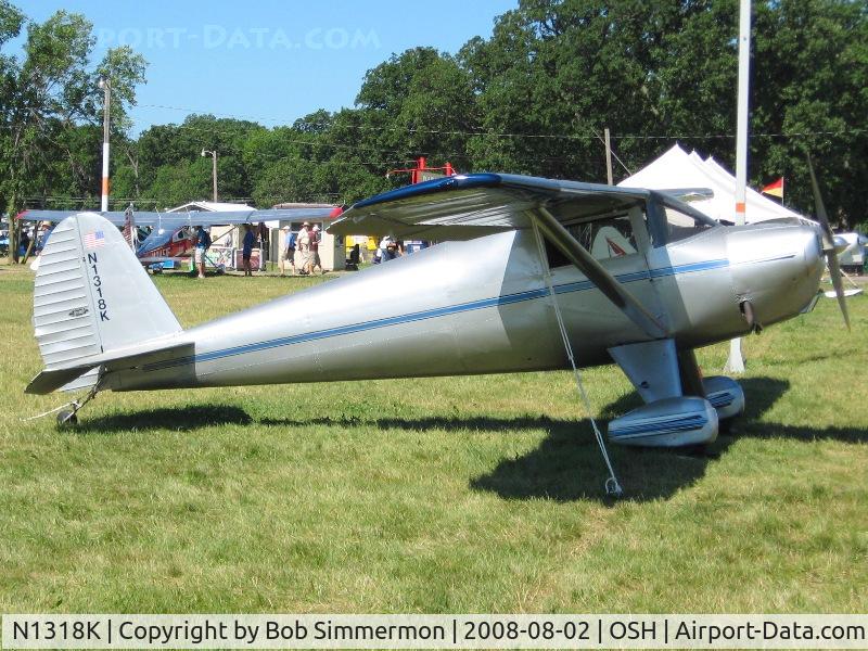 N1318K, 1947 Luscombe 8A C/N 4045, Airventure 2008 - Oshkosh, WI