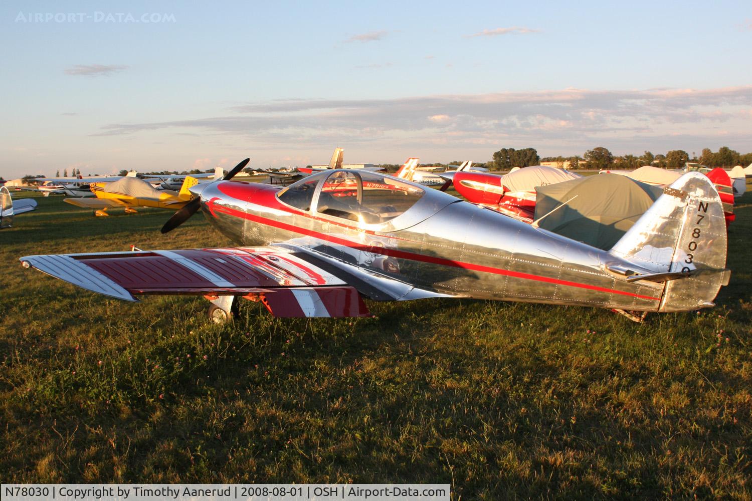 N78030, 1946 Globe GC-1B Swift C/N 2030, EAA AirVenture 2008