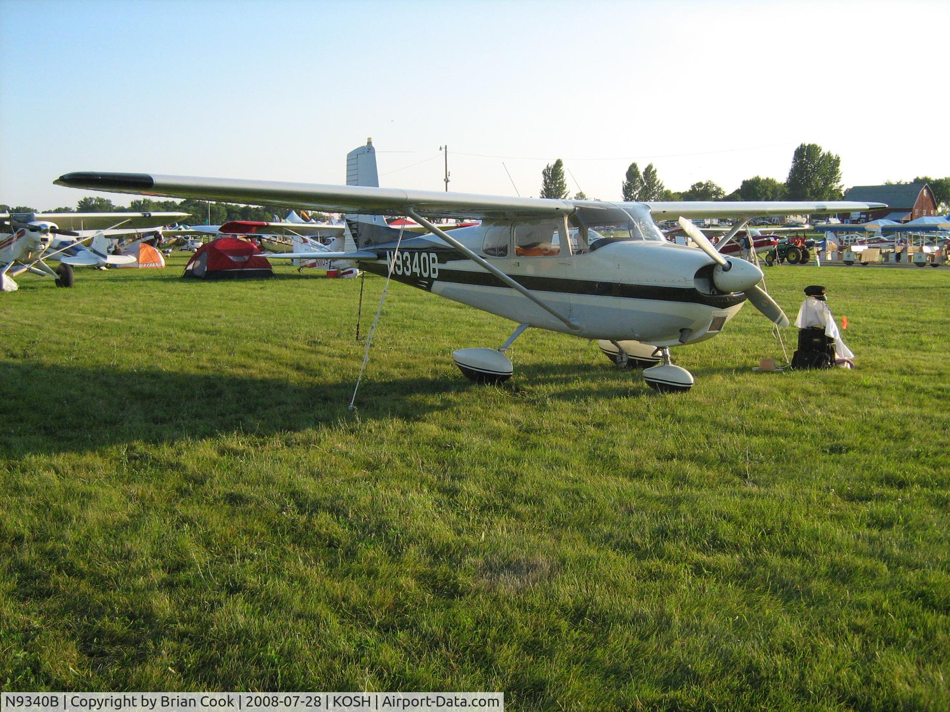 N9340B, 1958 Cessna 175 Skylark C/N 55140, 1958 Cessna 175 Airventure 2008