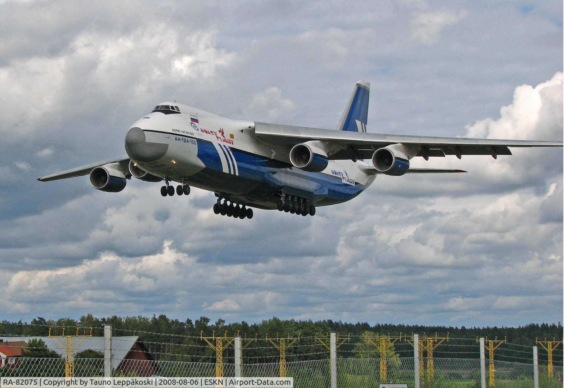 RA-82075, 1994 Antonov An-124-100 Ruslan C/N 9773053459147, Skavsta, Nyköping , Sweden