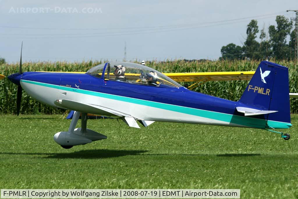 F-PMLR, Vans RV-8 C/N 80592, visitor