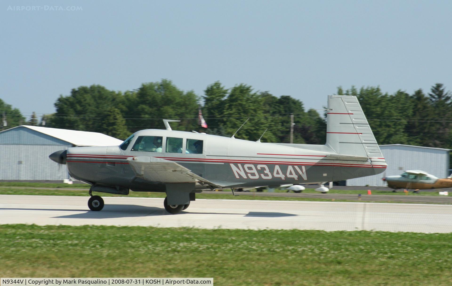 N9344V, 1970 Mooney M20F Executive C/N 700052, Mooney M20F