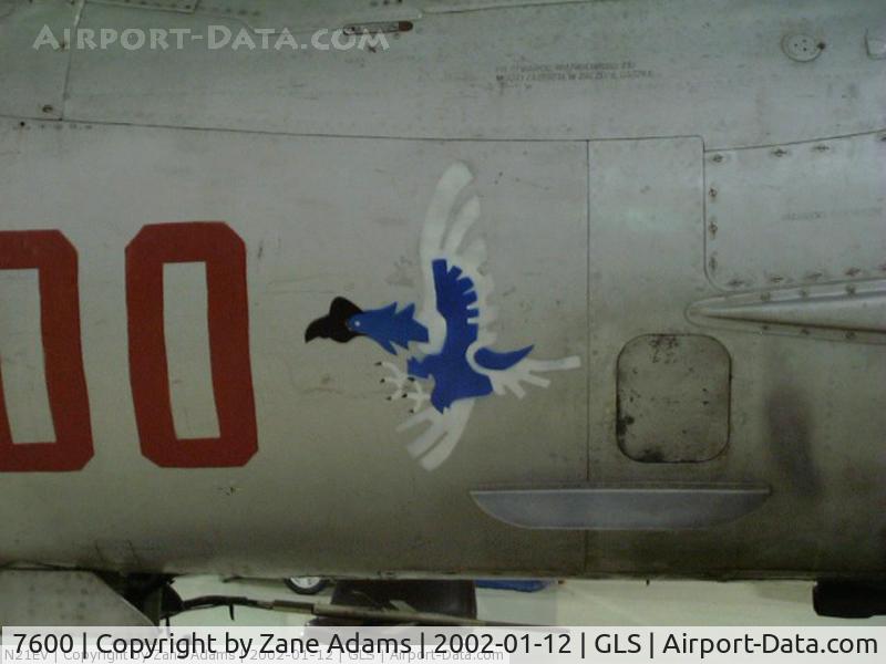 7600, 1975 Mikoyan-Gurevich MiG-21MF C/N 96007600, Mig 21 at Lone Star Flight Museum @ 2002