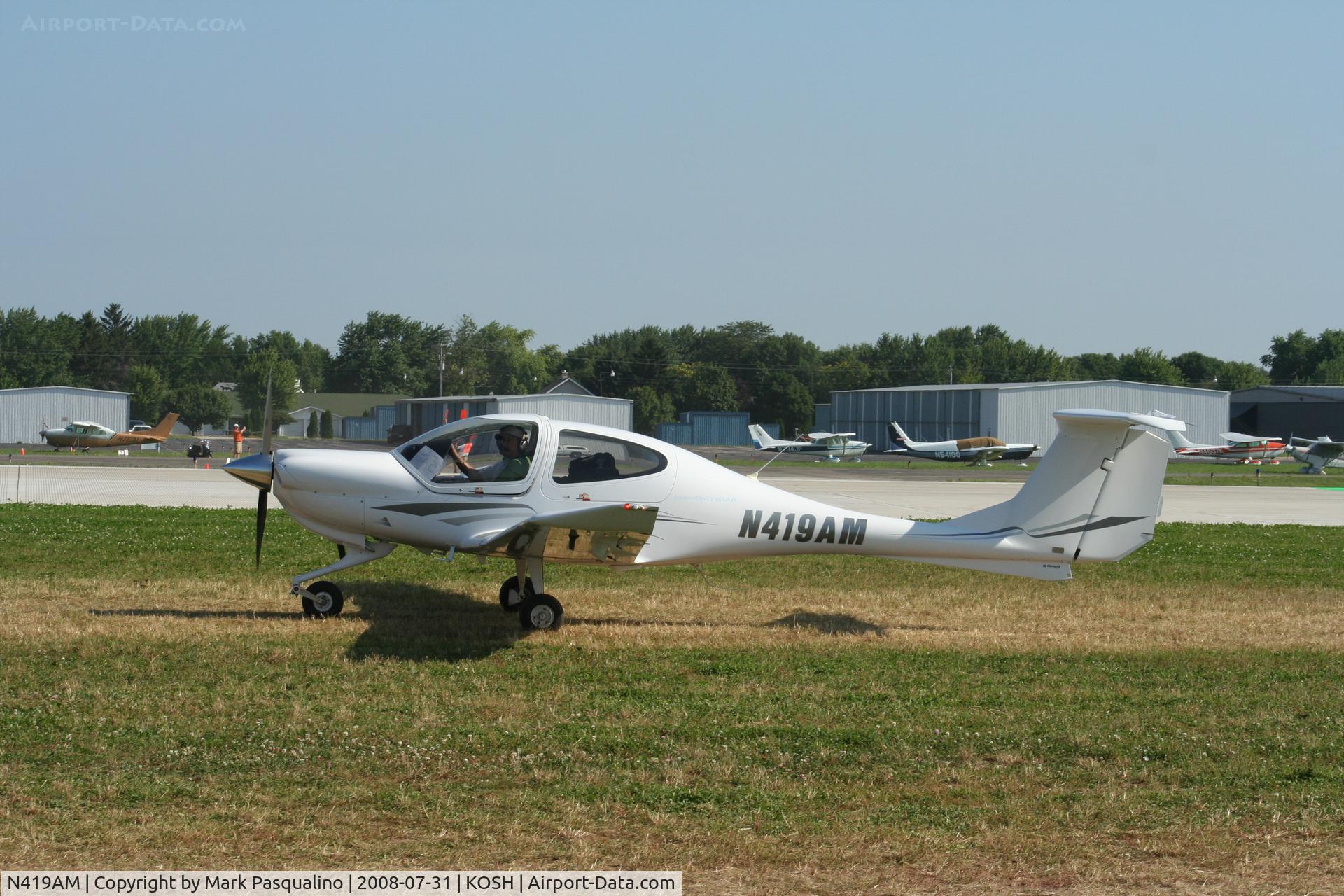 N419AM, 2005 Diamond DA-40 Diamond Star C/N 40.570, DA 40