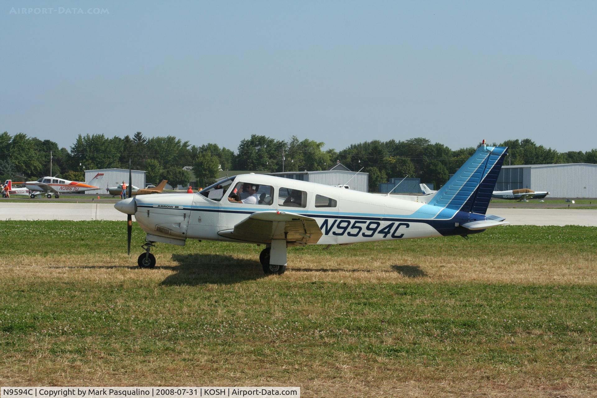 N9594C, 1978 Piper PA-28R-201 Cherokee Arrow III C/N 28R-7837209, Piper PA-28R-201