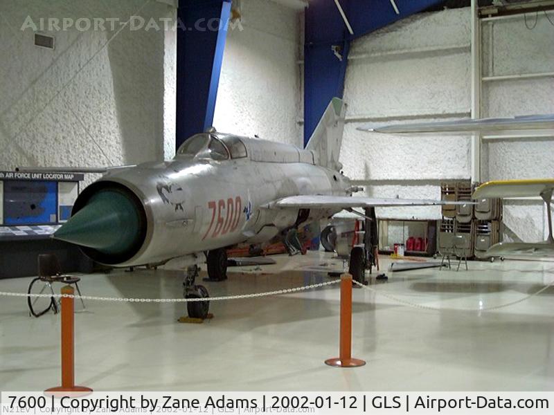 7600, 1975 Mikoyan-Gurevich MiG-21MF C/N 96007600, Mig 21 at Lone Star Flight Museum @ 2002