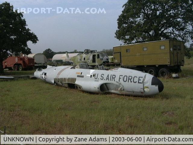 UNKNOWN, , T-33 fuselage in a scrap yard on US 287 near Bowie, TX