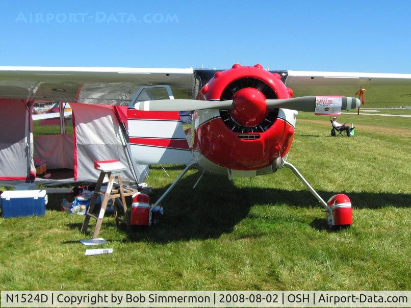 N1524D, 1952 Cessna 195A C/N 7746, Airventure 2008 - Oshkosh, WI