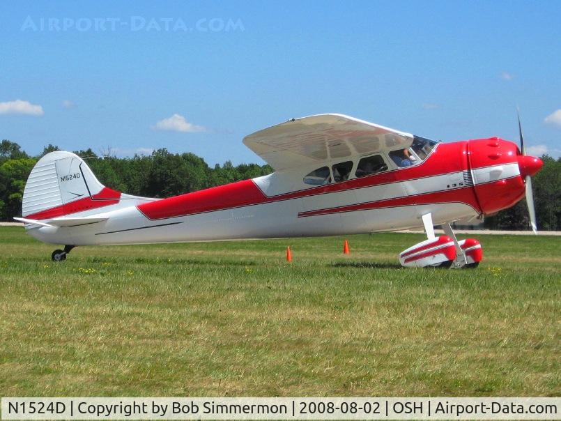 N1524D, 1952 Cessna 195A C/N 7746, Airventure 2008 - Oshkosh, WI