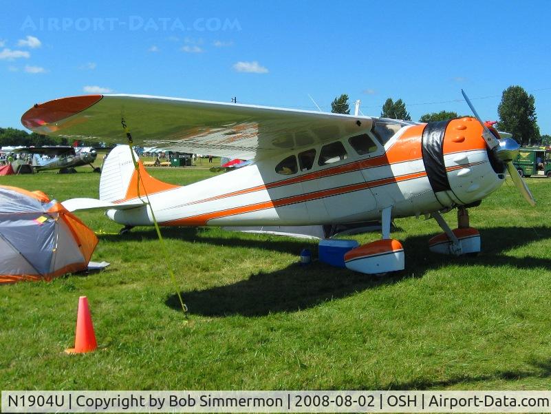 N1904U, 1950 Cessna 190 C/N 7592, Airventure 2008 - Oshkosh, WI