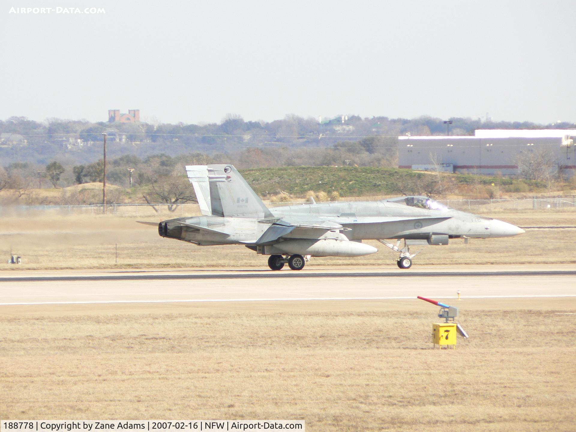 188778, McDonnell Douglas CF-188A Hornet C/N 0537/A446, Canadian CF-188 (F/A-18) at Carswell Field