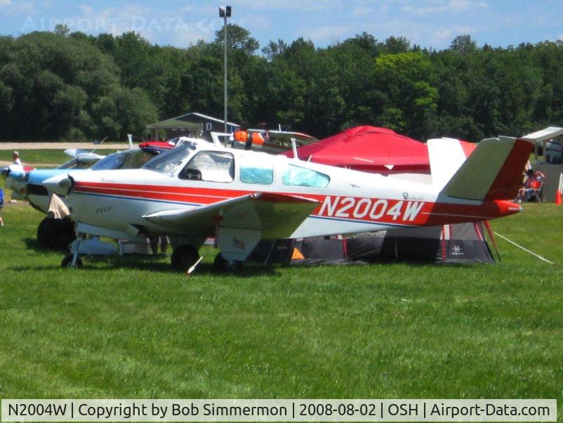 N2004W, 1965 Beech S35 Bonanza C/N D-7966, Airventure 2008 - Oshkosh, WI