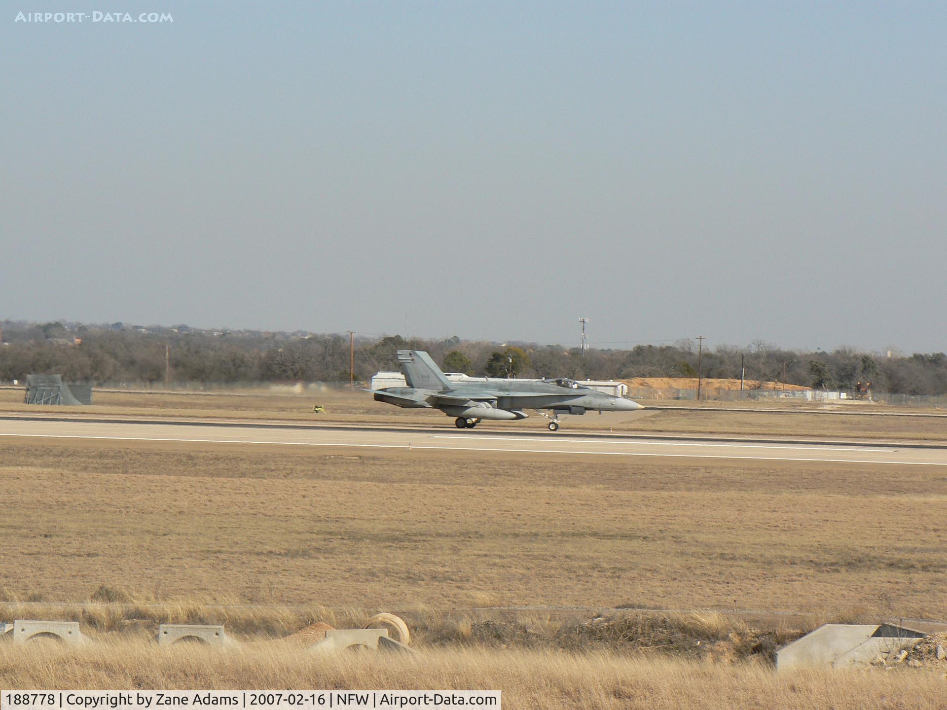188778, McDonnell Douglas CF-188A Hornet C/N 0537/A446, Canadian CF-188 (F/A-18) at Carswell Field