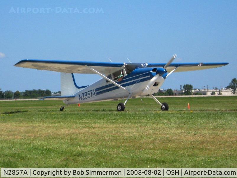 N2857A, 1953 Cessna 180 C/N 30057, Airventure 2008 - Oshkosh, WI