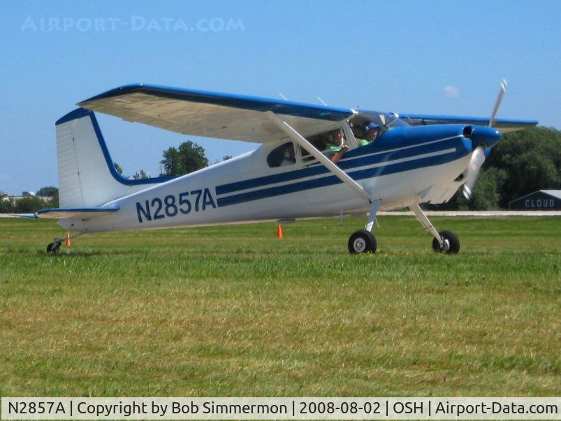N2857A, 1953 Cessna 180 C/N 30057, Airventure 2008 - Oshkosh, WI