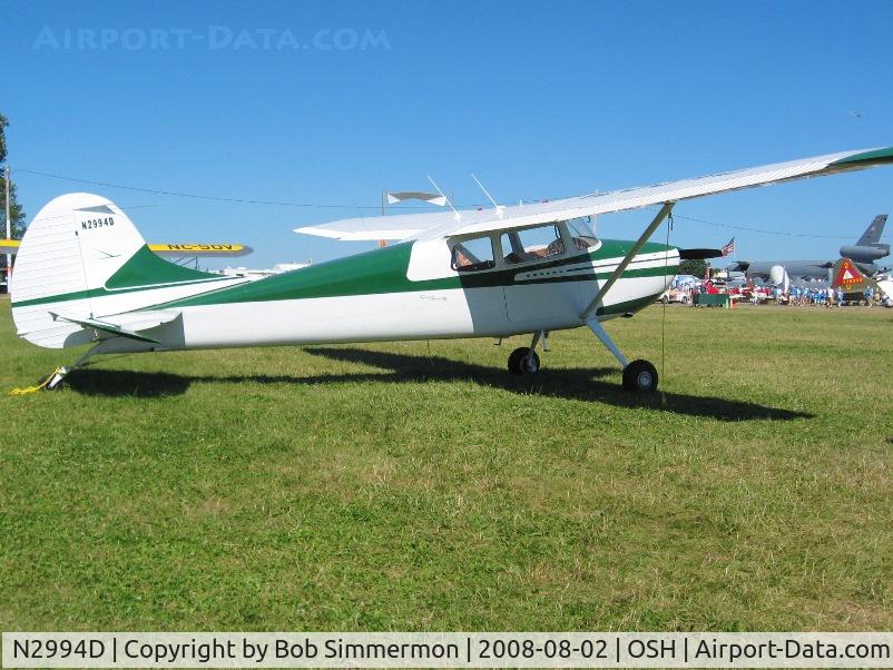 N2994D, 1955 Cessna 170B C/N 26937, Airventure 2008 - Oshkosh, WI