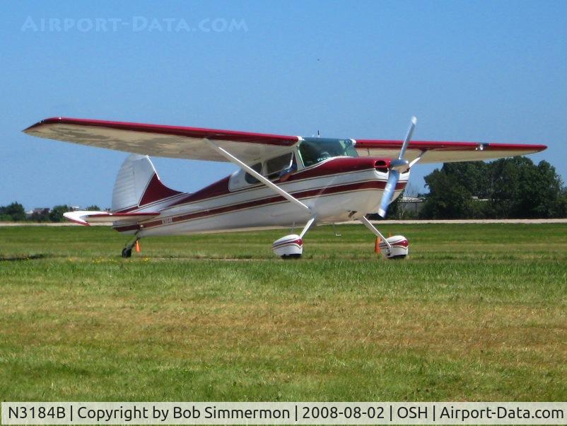 N3184B, 1952 Cessna 170B C/N 25426, Airventure 2008 - Oshkosh, WI