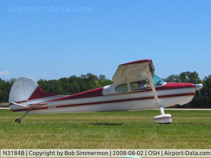 N3184B, 1952 Cessna 170B C/N 25426, Airventure 2008 - Oshkosh, WI