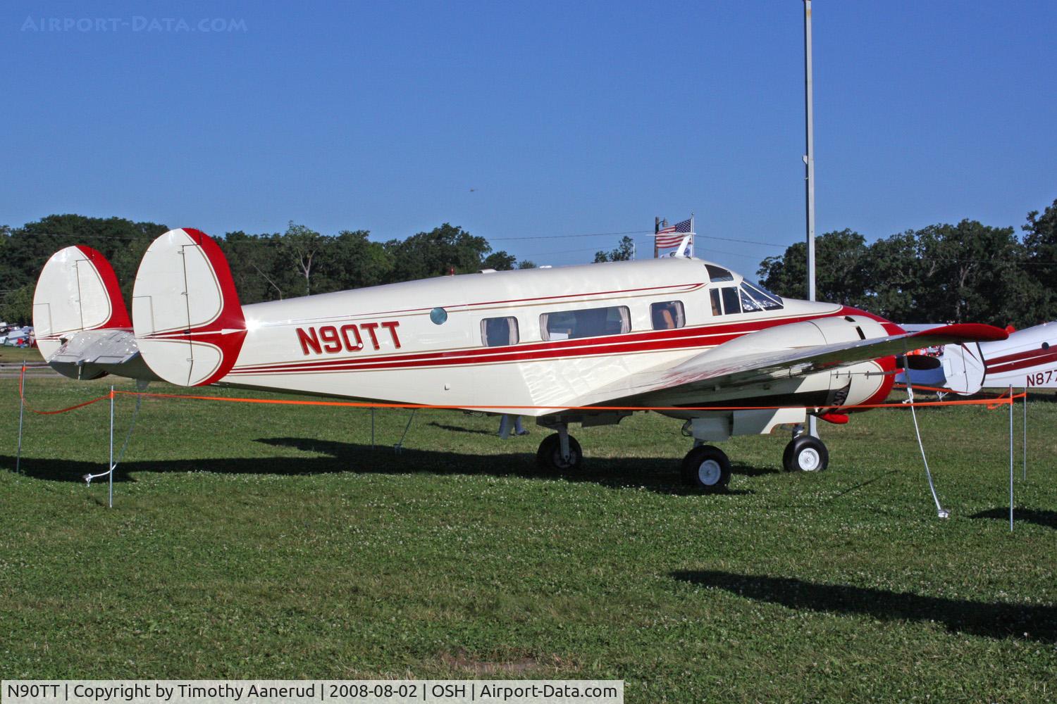 N90TT, 1957 Beech E18S C/N BA-335, EAA AirVenture 2008