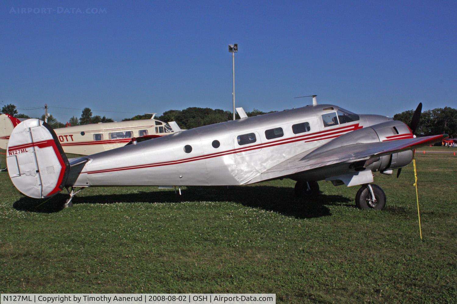 N127ML, 1946 Beech D18S C/N A-212, EAA AirVenture 2008