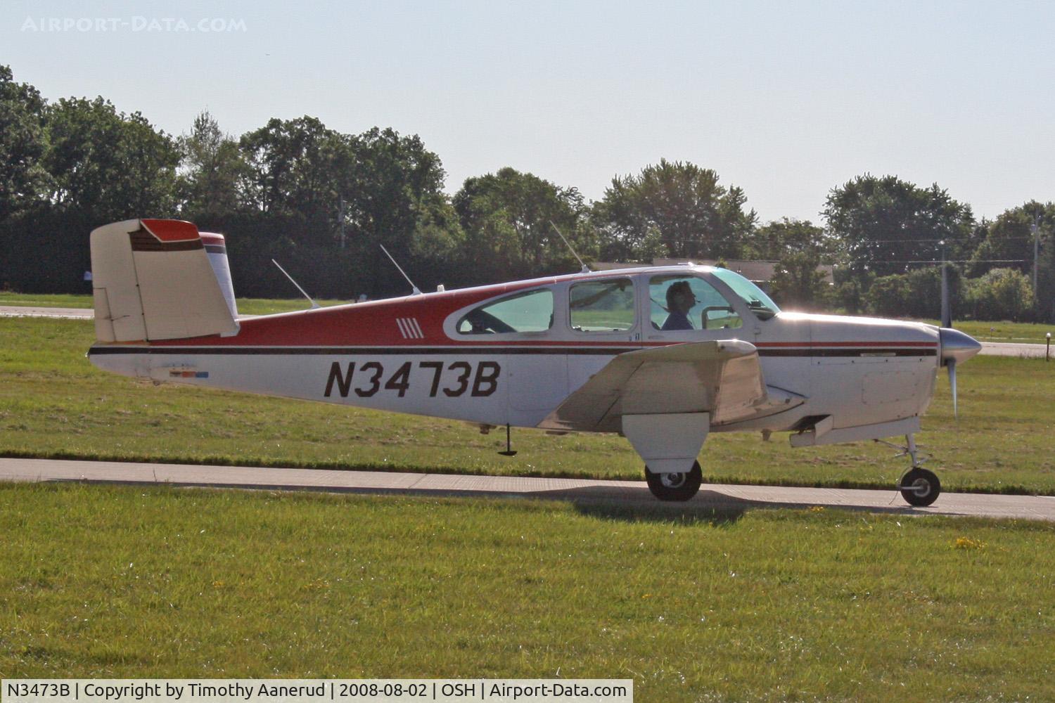N3473B, 1954 Beech E35 C/N D-3699, EAA AirVenture 2008