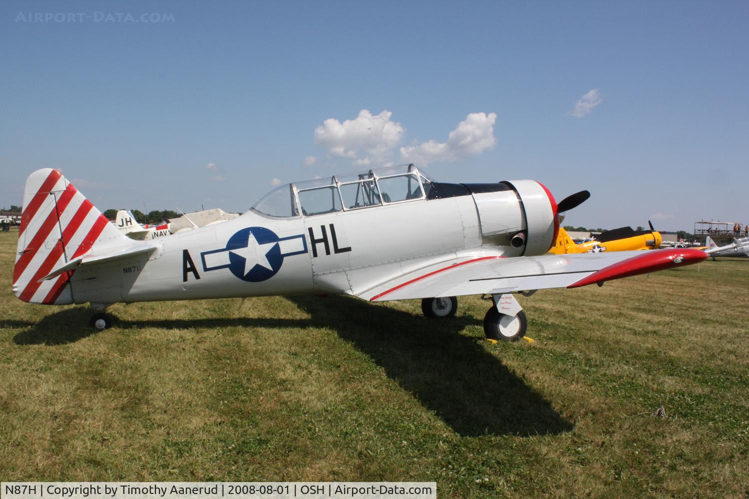 N87H, 1941 North American AT-6D Texan C/N 41-34571, EAA AirVenture 2008