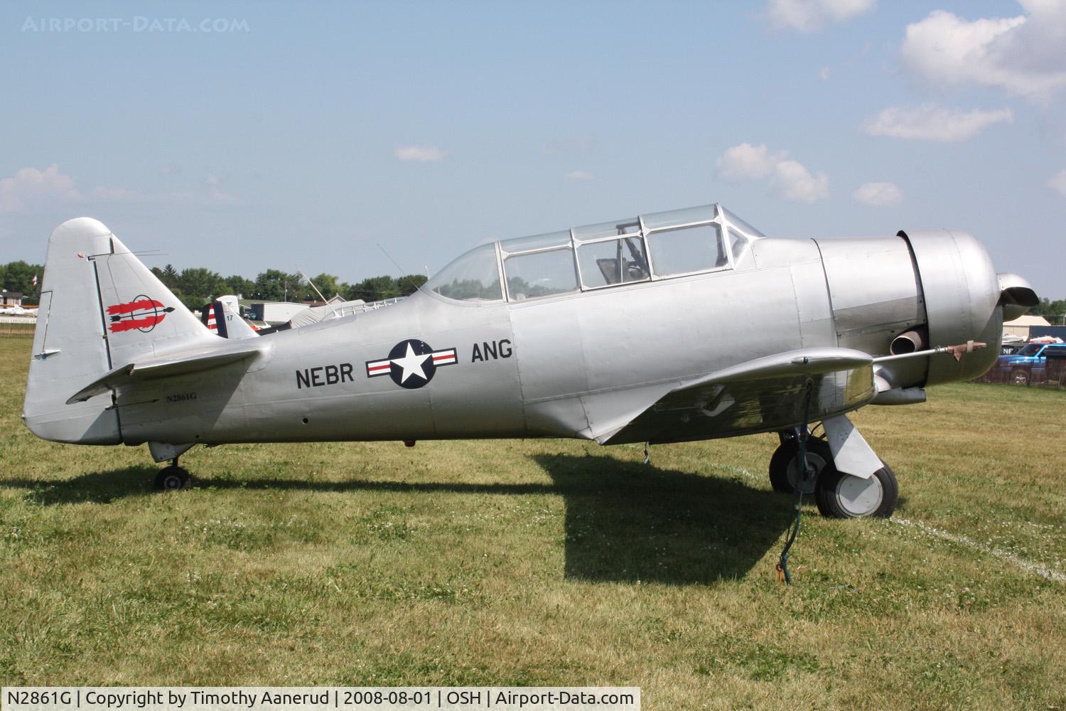 N2861G, North American SNJ-6 Texan C/N 121-43120, EAA AirVenture 2008