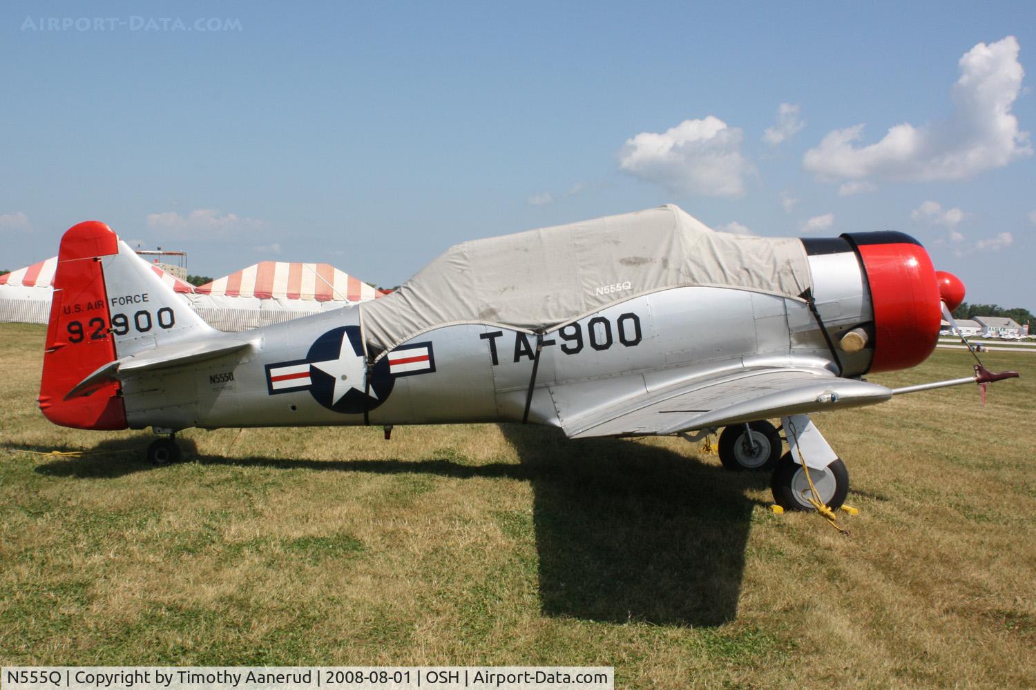 N555Q, 1957 North American AT-6G Texan C/N 197-042, EAA AirVenture 2008
