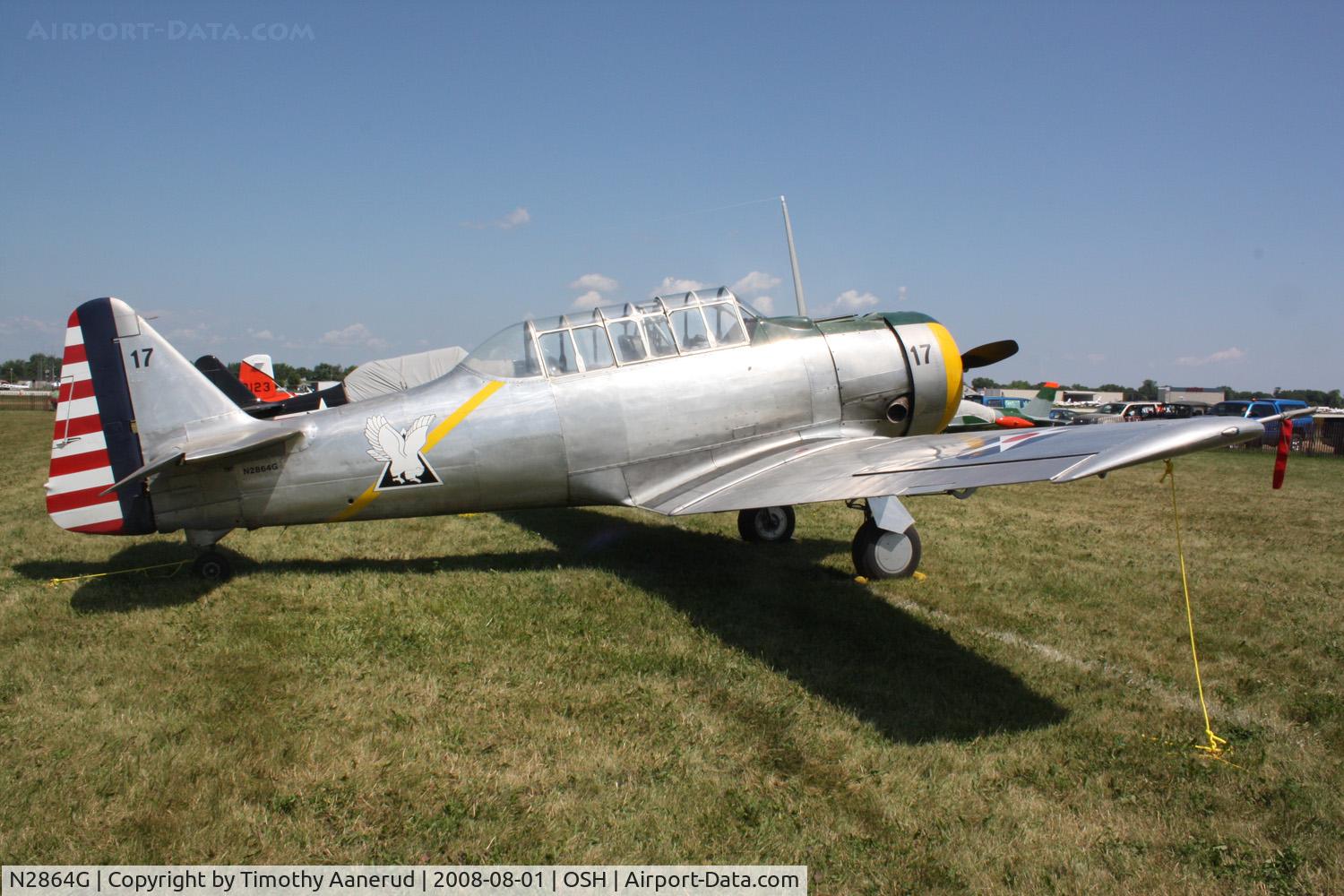 N2864G, 1959 North American SNJ-6 Texan C/N 121-43132, EAA AirVenture 2008
