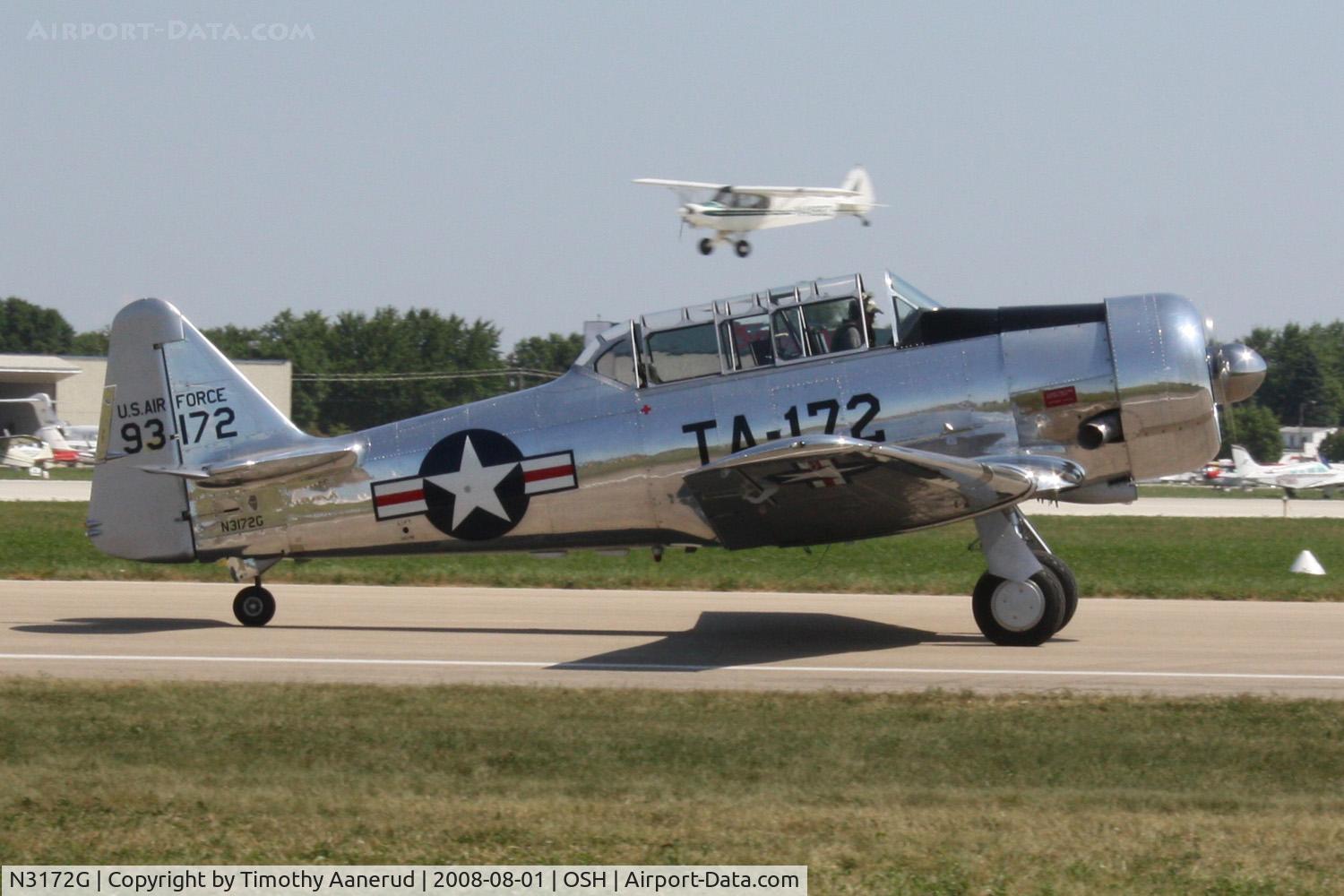 N3172G, 1949 North American T-6G Texan C/N 168-276, EAA AirVenture 2008