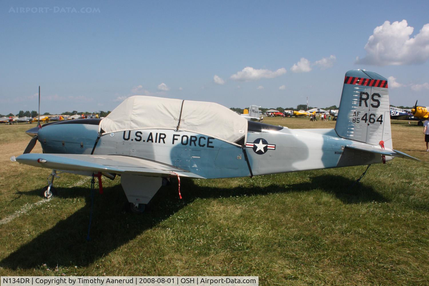 N134DR, 1956 Beech D-45 (T-34B) Mentor C/N BG-169, EAA AirVenture 2008