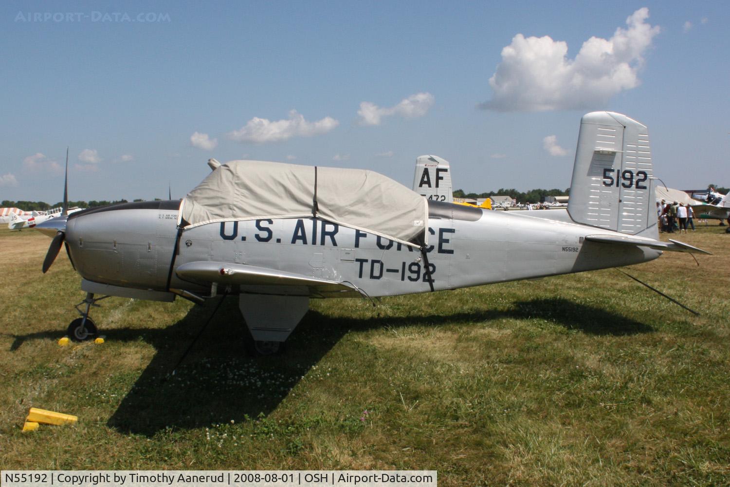 N55192, 1955 Beech T-34A Mentor C/N G-749, EAA AirVenture 2008