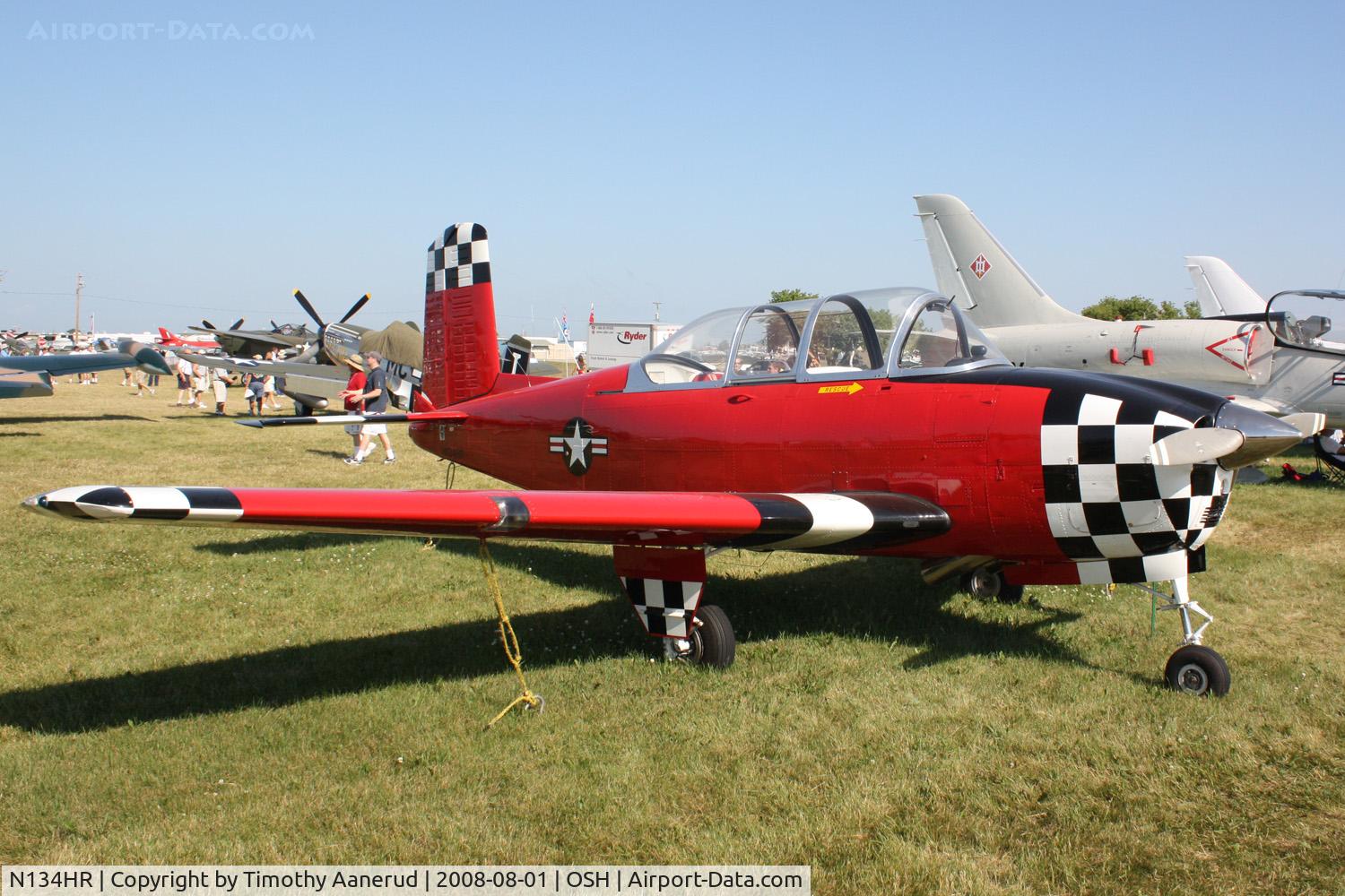 N134HR, 1955 Beech A45 C/N G-745, EAA AirVenture 2008