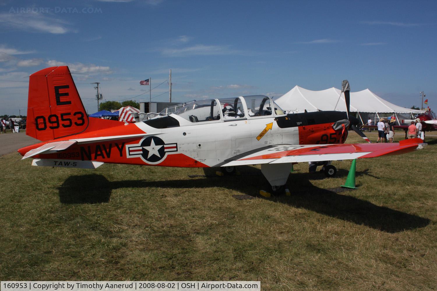 160953, Beech T-34C Turbo Mentor C/N GL-139, EAA AirVenture 2008