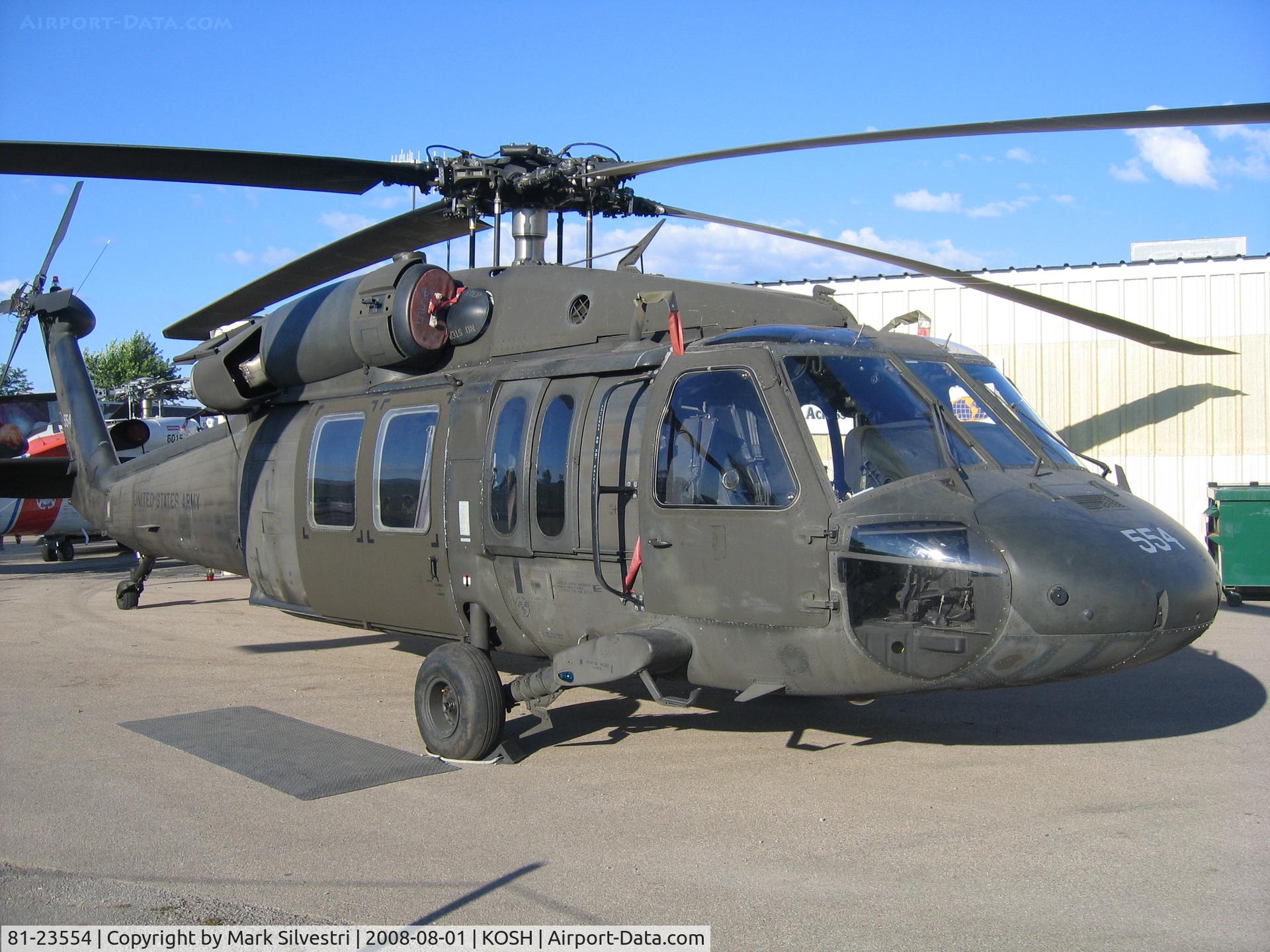 81-23554, 1981 Sikorsky UH-60A Black Hawk C/N 70.275, Oshkosh 2008