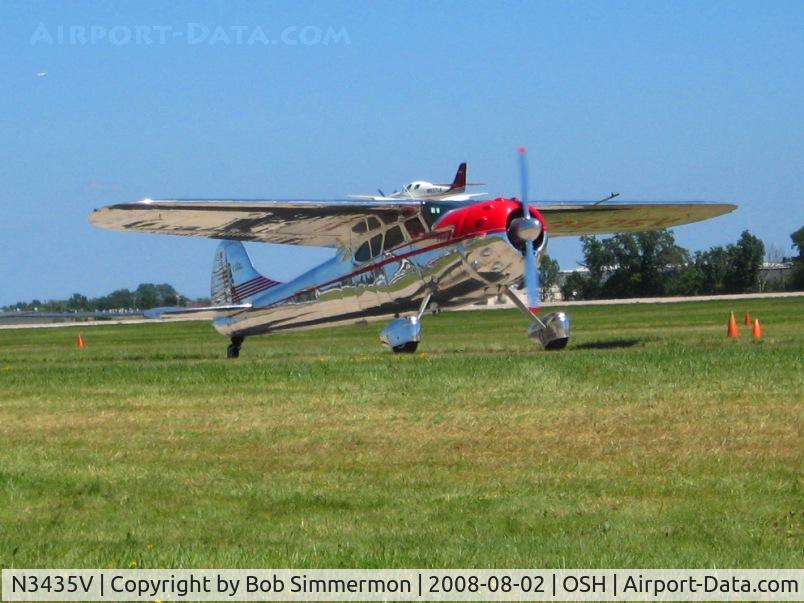 N3435V, 1948 Cessna 195 C/N 7120, Airventure 2008 - Oshkosh, WI