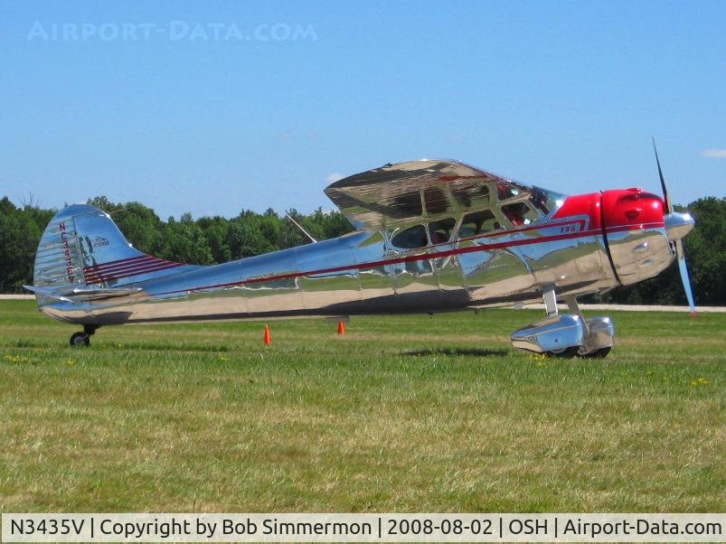 N3435V, 1948 Cessna 195 C/N 7120, Airventure 2008 - Oshkosh, WI