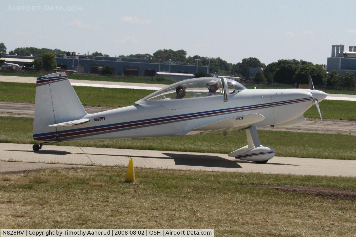 N828RV, 2001 Vans RV-8 C/N 80959, EAA AirVenture 2008