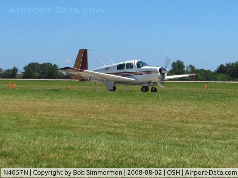 N4057N, 1968 Mooney M20C Ranger C/N 680027, Airventure 2008 - Oshkosh, WI