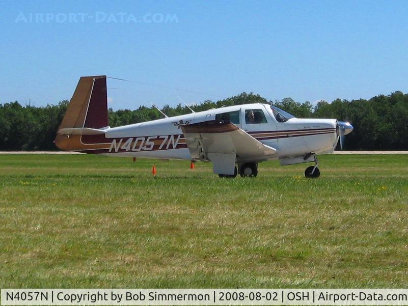 N4057N, 1968 Mooney M20C Ranger C/N 680027, Airventure 2008 - Oshkosh, WI
