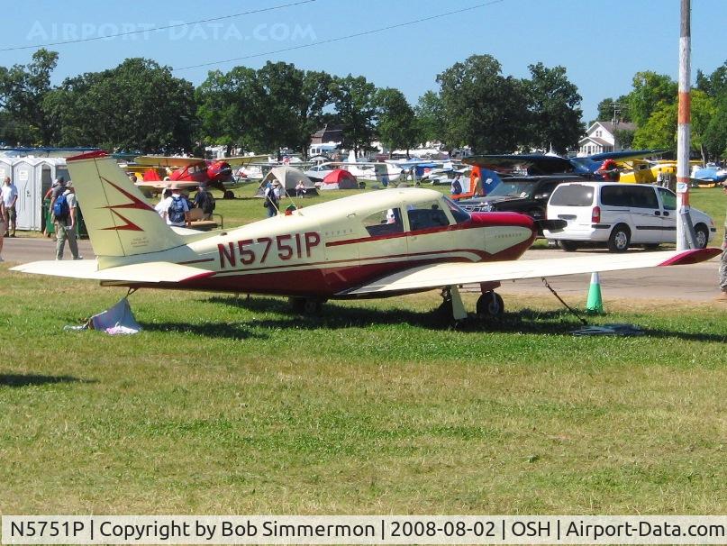 N5751P, 1959 Piper PA-24 Comanche C/N 24-826, Airventure 2008 - Oshkosh, WI