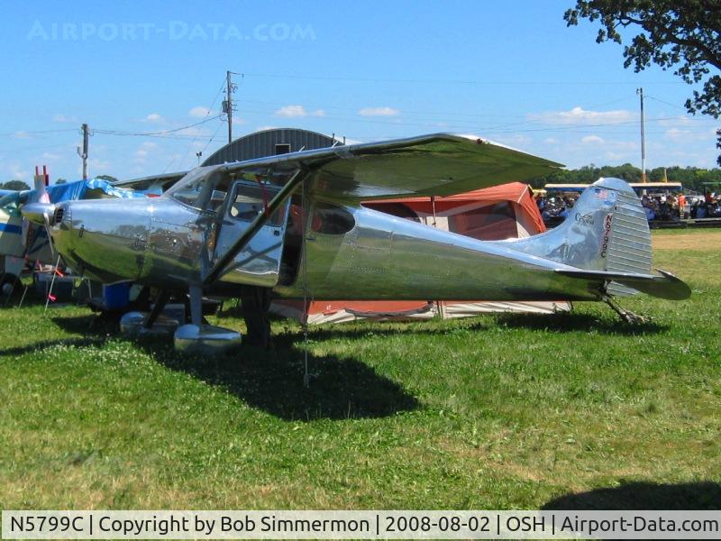 N5799C, 1950 Cessna 170A C/N 19753, Airventure 2008 - Oshkosh, WI