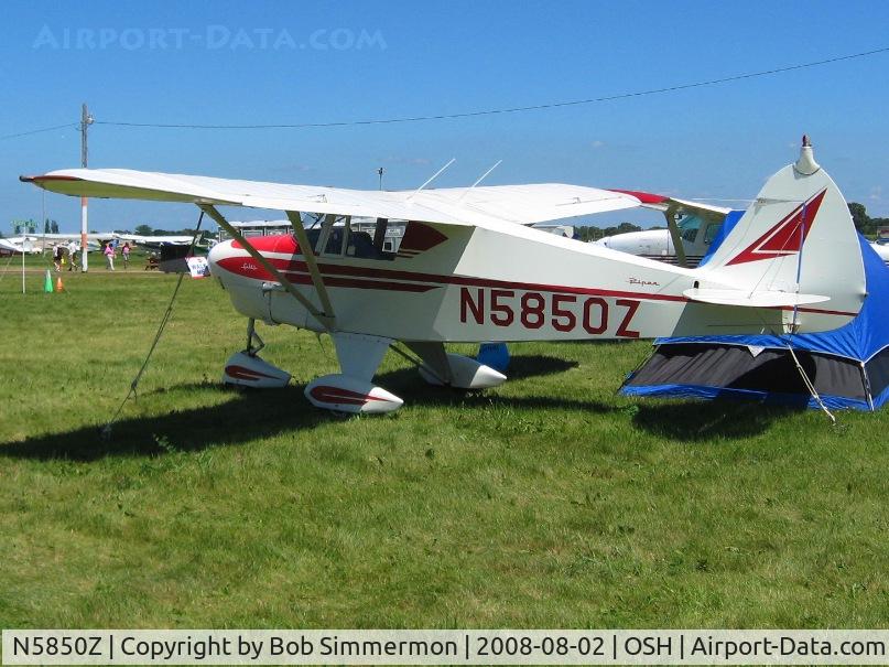 N5850Z, 1963 Piper PA-22-108 Colt Colt C/N 22-9705, Airventure 2008 - Oshkosh, WI