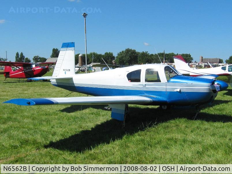 N6562B, 1958 Mooney M20A C/N 1232, Airventure 2008 - Oshkosh, WI