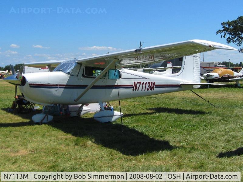 N7113M, 1958 Cessna 175 Skylark C/N 55413, Airventure 2008 - Oshkosh, WI
