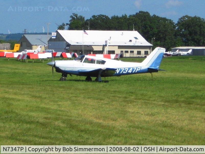 N7347P, 1961 Piper PA-24-250 Comanche C/N 24-2525, In the transient parking area at Fond du Lac, WI during Airventure 2008