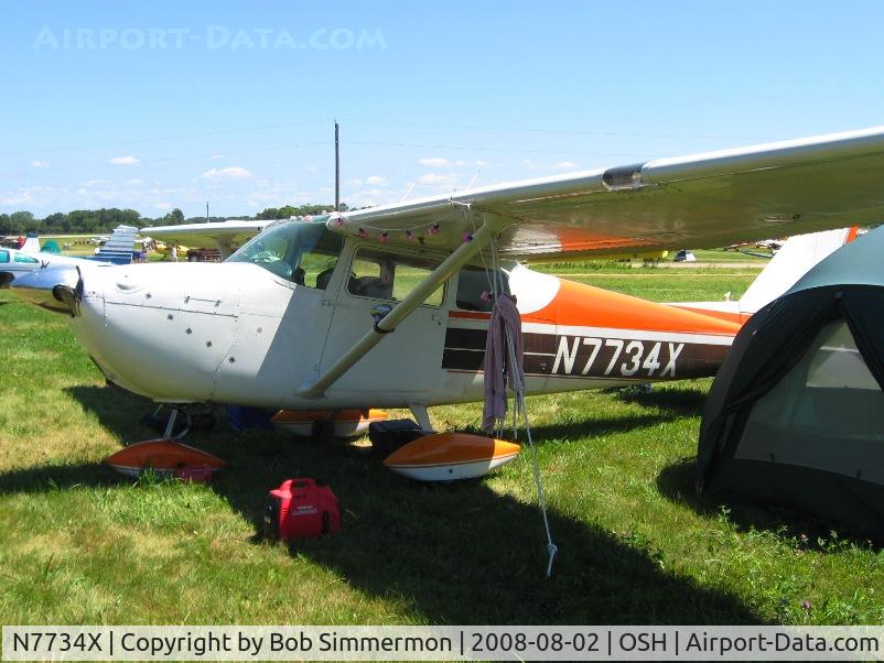 N7734X, 1961 Cessna 172B C/N 17248234, Airventure 2008 - Oshkosh, WI