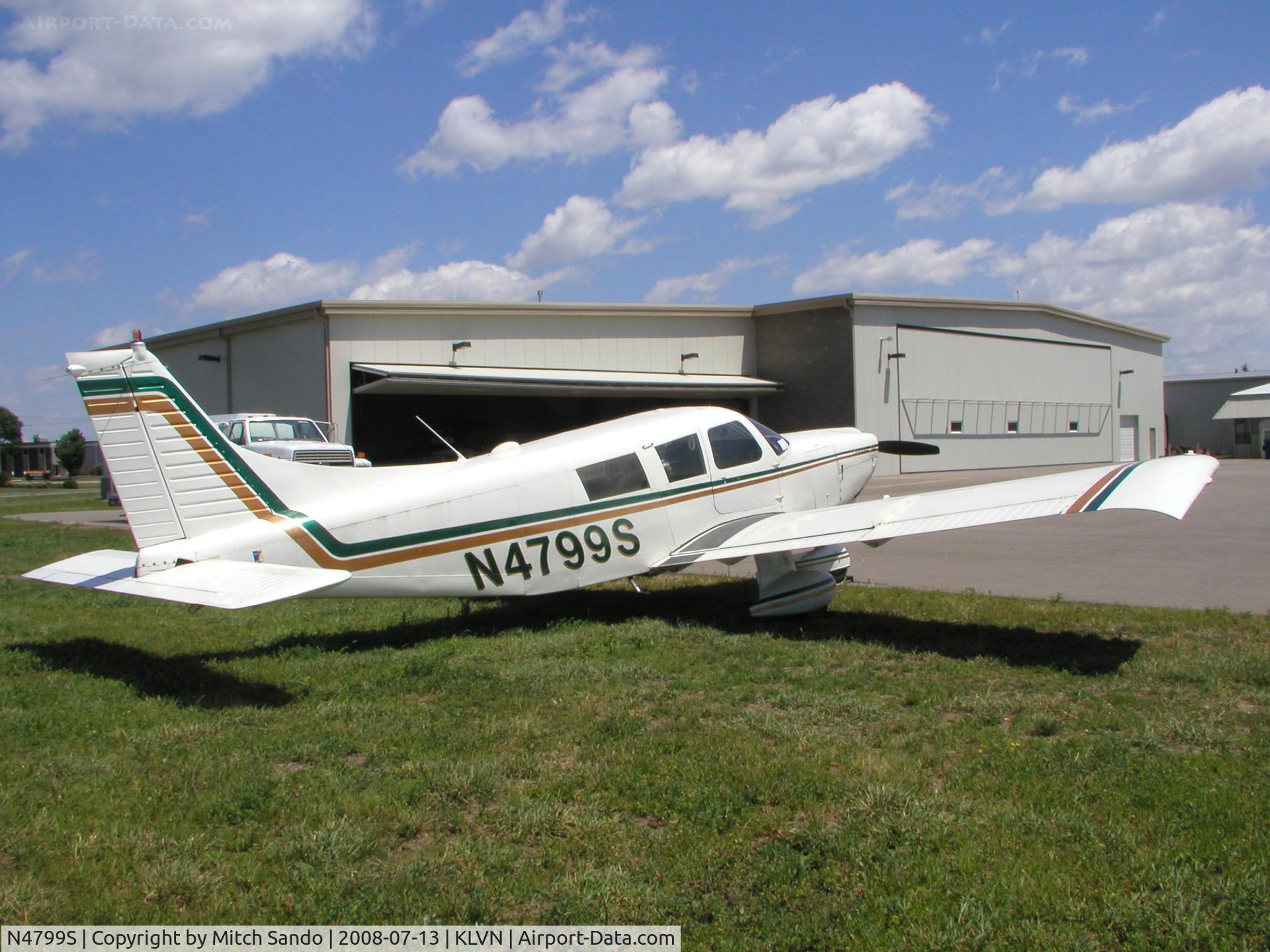 N4799S, 1969 Piper PA-32-260 Cherokee Six Cherokee Six C/N 32-1184, Tied down at Airlake.